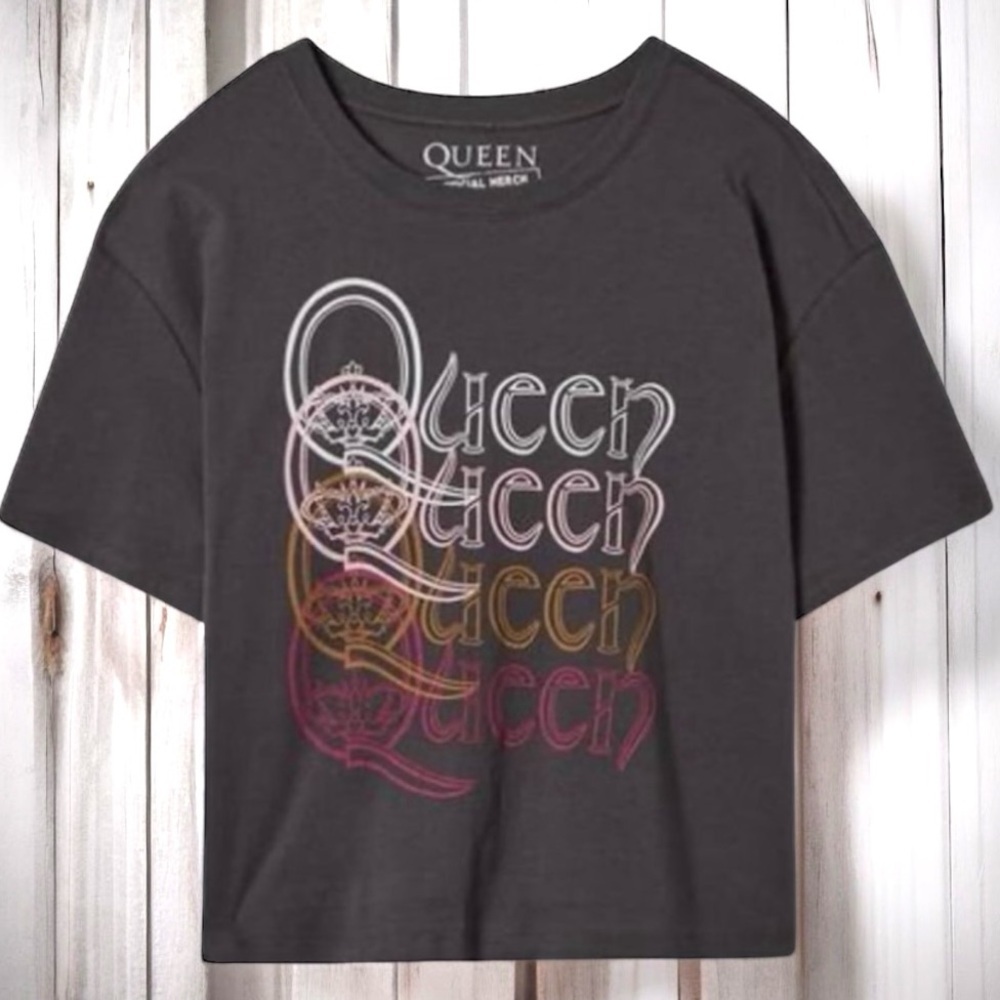 🔶SOLD🔶Torrid Queen Relaxed Fit Cotton Crop Crew Tee Sz. 2 NWT